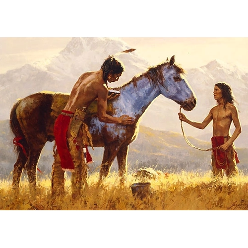 Howard Terpning - Horse of a Different Color