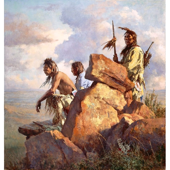 Howard Terpning - Among the Spirits of the Long-Ago People