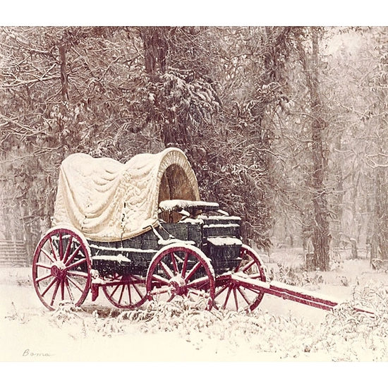 James Bama - Chuck Wagon in the Snow ANNIVERSARY EDITION ON