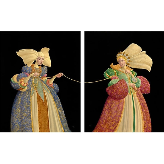 James Christensen - The Tie That Binds Limited Edition DIPTYCH