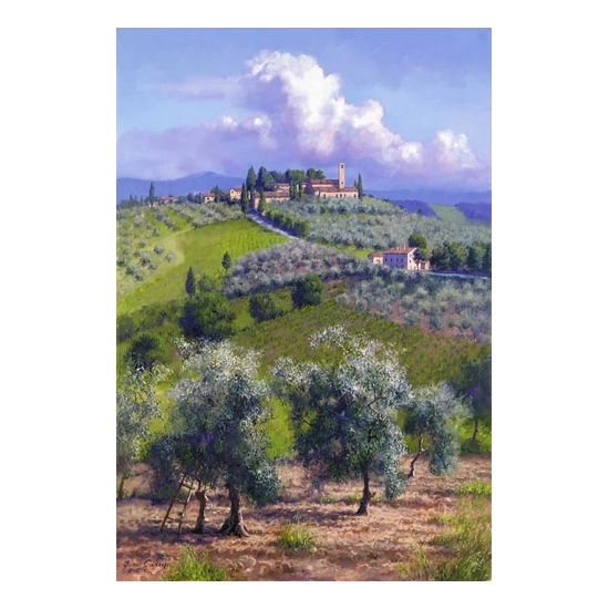 June Carey - Oil Trees of Chianti