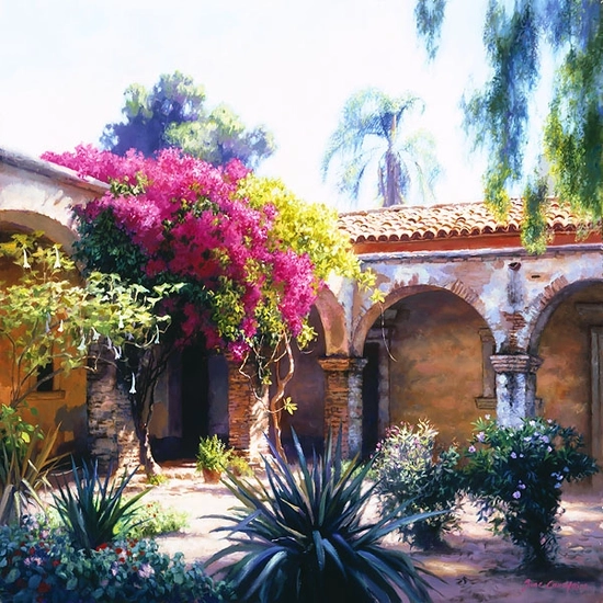 June Carey - Bougainvillea on