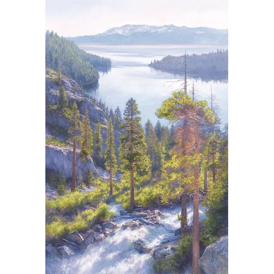 June Carey - Cascade of Light, Emerald Bay, Lake Tahoe