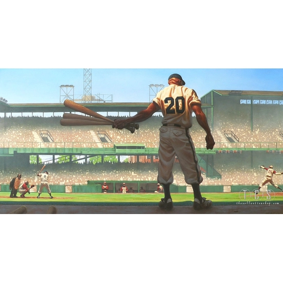 Kadir Nelson - Mighty Josh Canvas Hand Enhanced