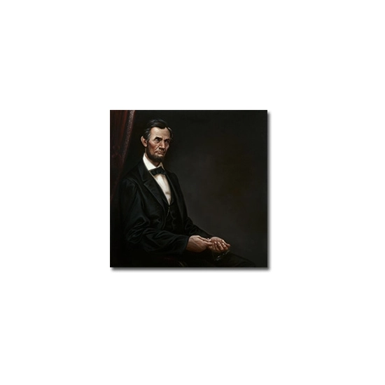 Kadir Nelson - Abraham Lincoln Giclee On Canvas HE