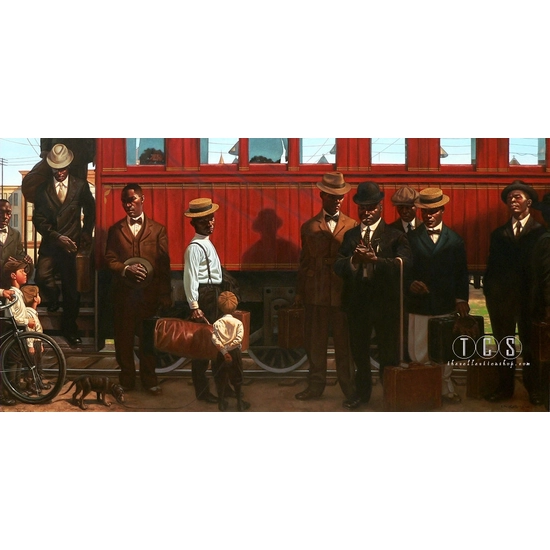 Kadir Nelson - Rube And The Giants Canvas Artist Proof