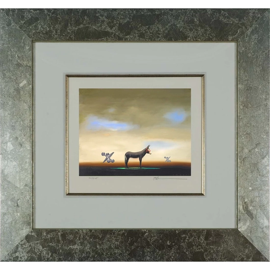 Robert Deyber - The Jack Ass Jacks Game Framed