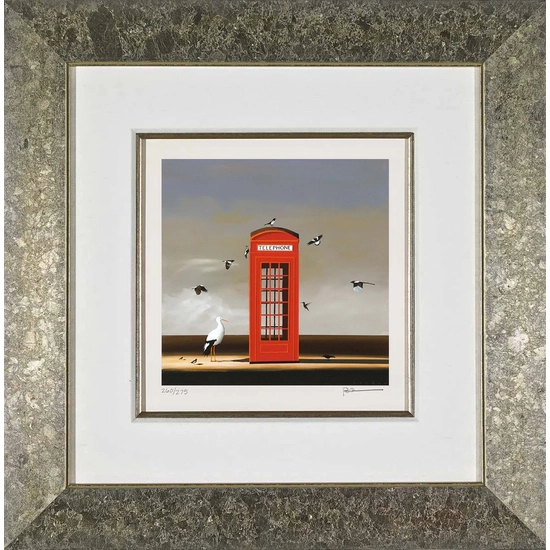 Robert Deyber - The Bird Call Framed