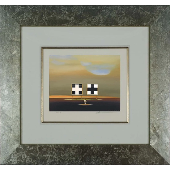 Robert Deyber - Double Crossed Framed