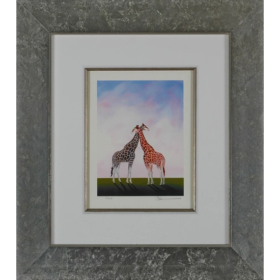 Robert Deyber - Neck And Neck Framed