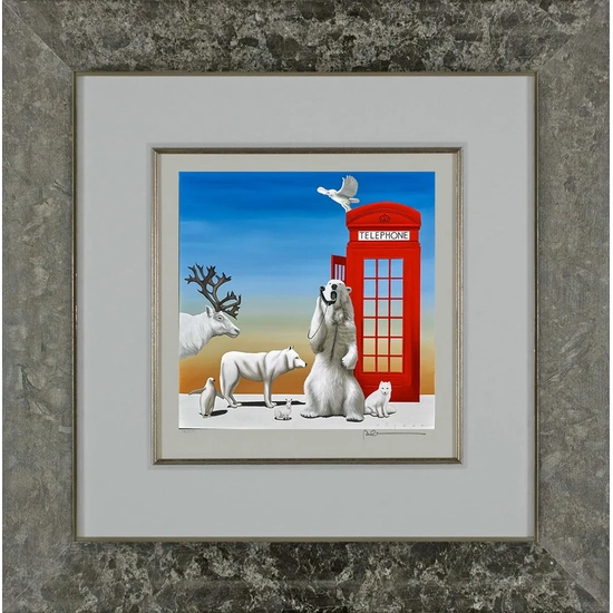 Robert Deyber - Cold Call Arctic Framed