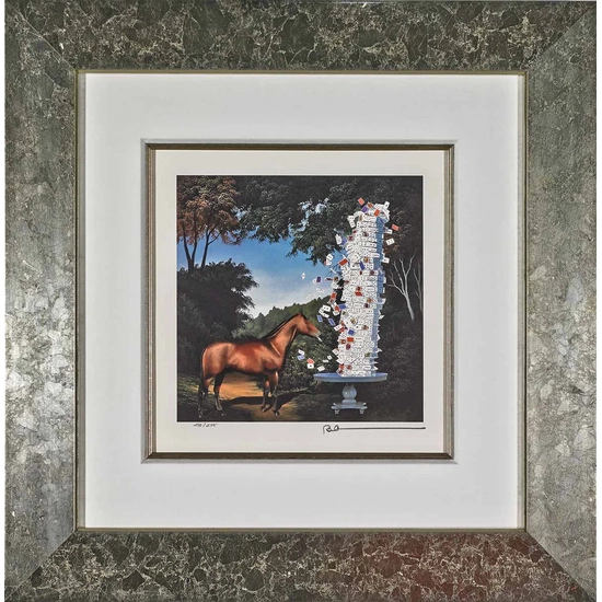 Robert Deyber - The Hobby Horse II Framed