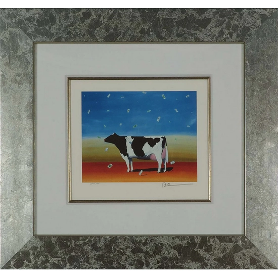 Robert Deyber - Cash Cow Framed