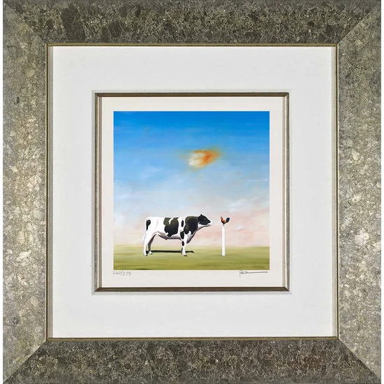 Robert Deyber - Another Cock And Bull Story Framed