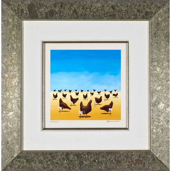 Robert Deyber - The Pecking Order Framed