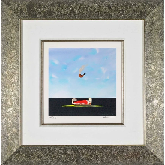 Robert Deyber - The Pipe Dream Framed