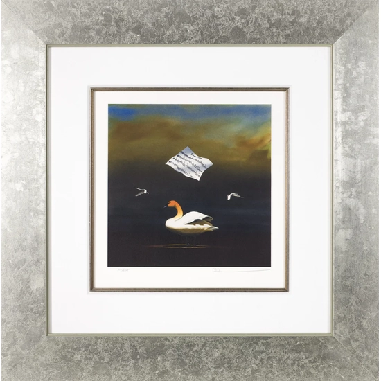 Robert Deyber - The Swan Song Framed