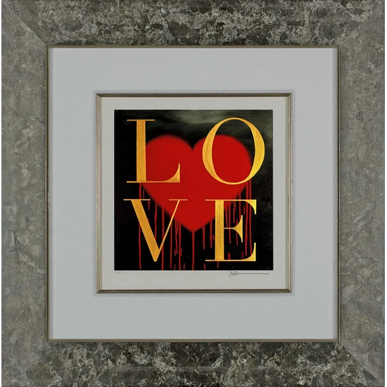 Robert Deyber - LOVE Framed