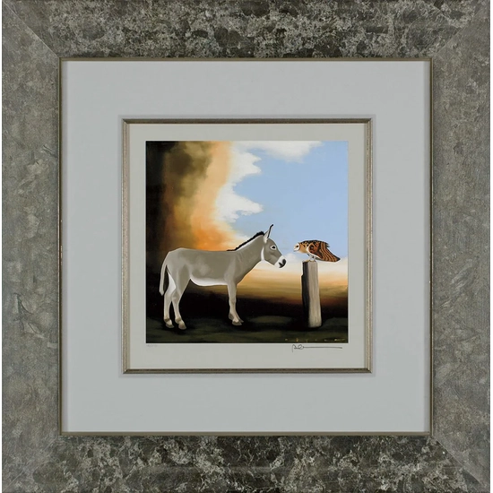 Robert Deyber - Wise Ass Framed