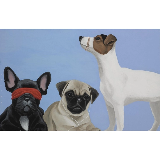 Robert Deyber - See No Evil, Hear No Evil, Speak No Evil XV Dogs