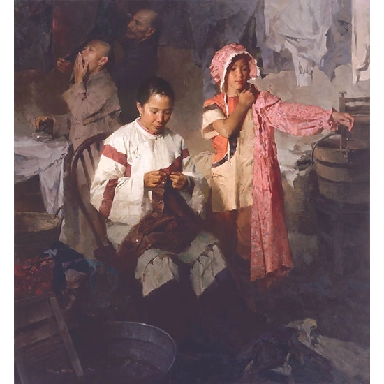 Mian Situ - The Calico Dress Family Laundry 1906