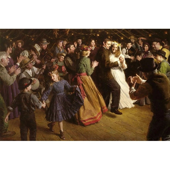 Morgan Weistling - The First Dance 1884 Americana Artist Proof