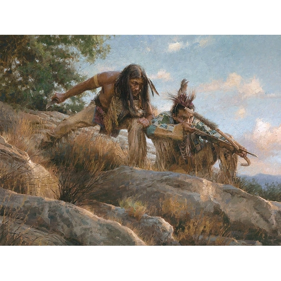 Morgan Weistling - Lakota Hunters Artist Proof