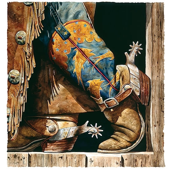 Nelson Boren - Cowboy Fishin Boots Limited Edition