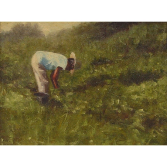 Alonzo Adams - Pickin'' Peas Original Oil