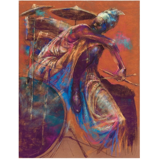 Paul Goodnight - Drums Giclee