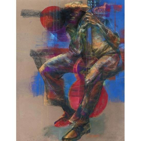 Paul Goodnight - Guitar Giclee