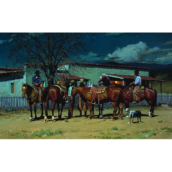 Ron S. Riddick - Early To Bed Early To Ride Limited Edition Print