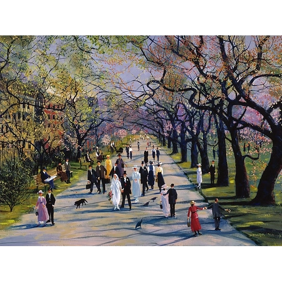 Sally Calwell Fisher - Spring In The Public Garden