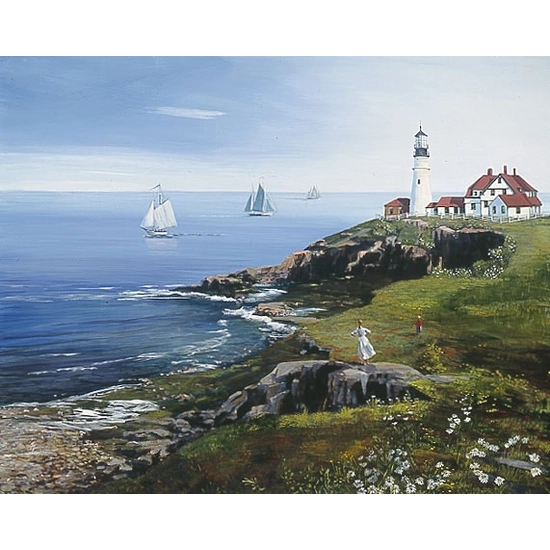 Sally Caldwell Fisher - Portland Head Lighthouse,