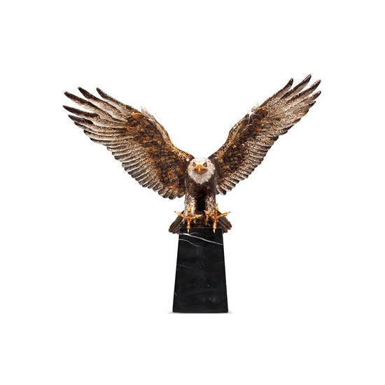 Jay Strongwater - Washington Grand Eagle Figurine - Natural