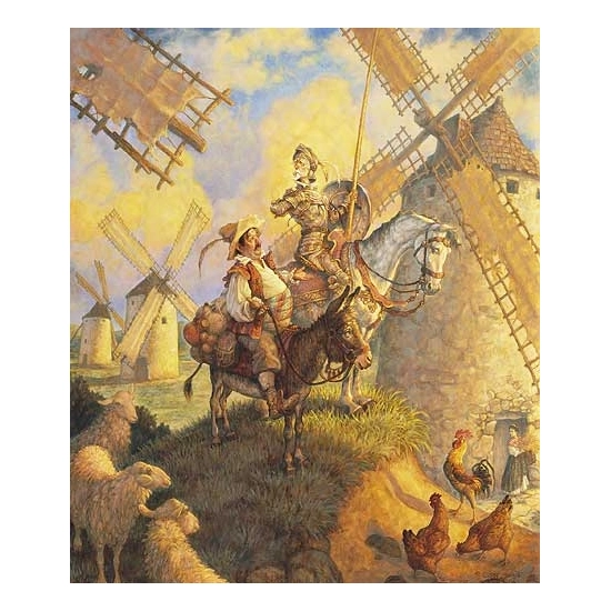 Scott Gustafson - Don Quixote Limited Edition Print