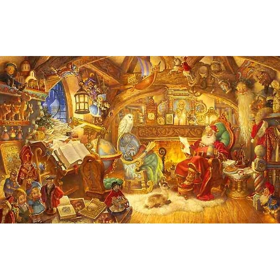 Scott Gustafson - St. Nicholas In His Study Limited Edition Print