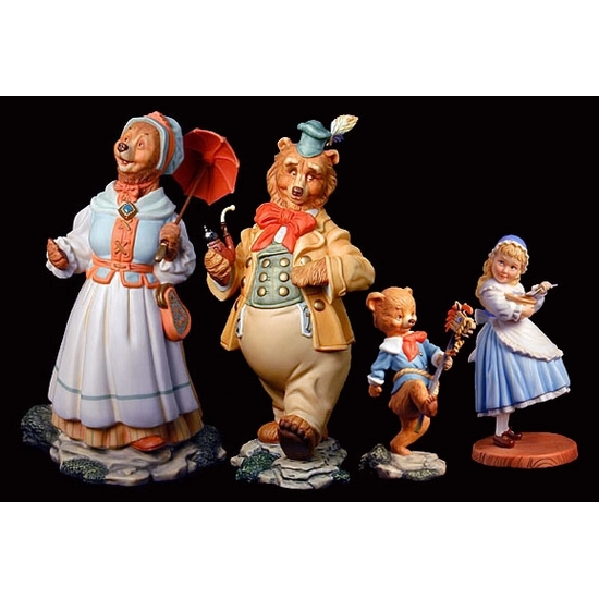 Scott Gustafson - Goldilocks and the Three Bears Porcelain Figurine