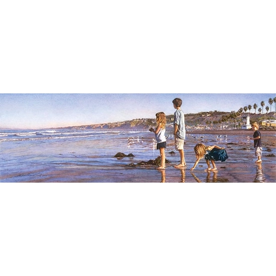 Steve Hanks - Children on La Jolla Shores