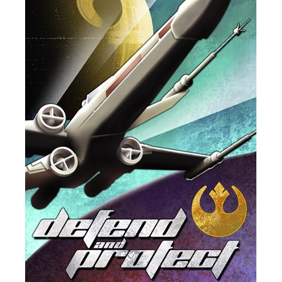 Mike Kungl - Defend And Protect From Lucas Films Star Wars Printers Proof