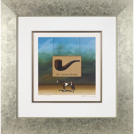 Robert Deyber - Paint Horse Magritte Framed