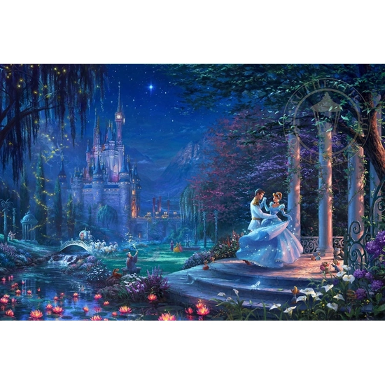 Thomas Kinkade Disney - Cinderella Dancing in the Starlight