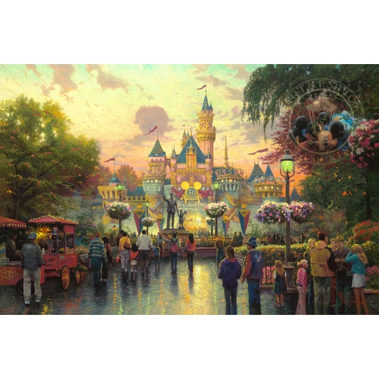 Thomas Kinkade Disney - Disneyland 50th Anniversary