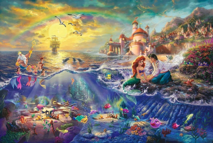 Thomas Kinkade Disney-Frozen