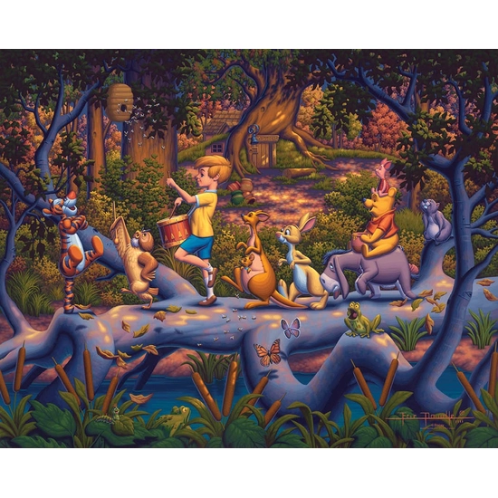 Thomas Kinkade Disney - Winnie the Pooh - A Heroes Parade