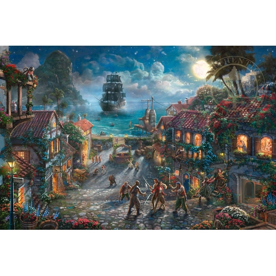 Thomas Kinkade Disney - Pirates of the Caribbean