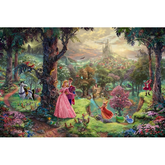 Thomas Kinkade Disney - Sleeping Beauty