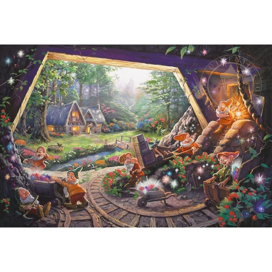 Thomas Kinkade Disney - Snow White and the Seven Dwarfs