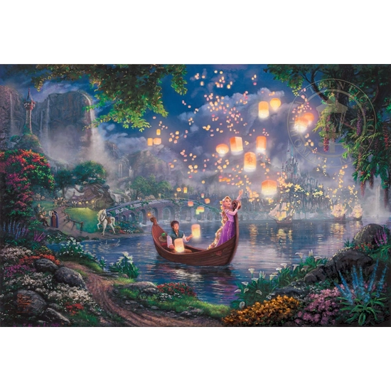 Thomas Kinkade Disney - Tangled