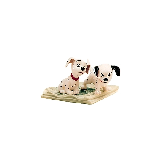 WDCC Disney Classics - One Hundred and One Dalmatians Two Puppies On Newspaper